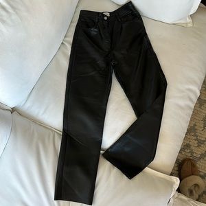 Wilfred Aritzia leather Melina pants